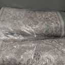 KIMODE Anti Fatigue Kitchen Mats, 2 PCS Cushioned Kitchen Rugs and Mats, Boho Kitchen Floor Mats Non Slip, Comfort Foam Standing Mat for Laundry, Office, Sink, Grey 17.3" x 59"+17.3" x 29" (Light Grey/Multi)