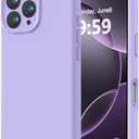 LOVE 3000 Designed for iPhone 16 Pro Max Case, Premium Silicone with [Soft Anti-Scratch Microfiber Lining] Shockproof Protective Phone Case for Men Women Girls 6.9", Light Purple