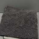 Turquoize Bathroom Rugs and Mats 1-Piece Bath Mat Set Non Slip Bath Mats for Tub Extra Soft and Absorbent Gray Shaggy Rugs for Bedroom Machine Washable Bath Mats, 17"x 24", Gray