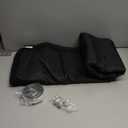 CADARA Fireplace Blocker Blanket Stops Heat Loss, Magnetic Fireplace Draft Stopper, Indoor Fire Place Draft Cover with Hook and Loop Tapes, Cold Air Blocker Save Energy, Black 36" W x 34" H