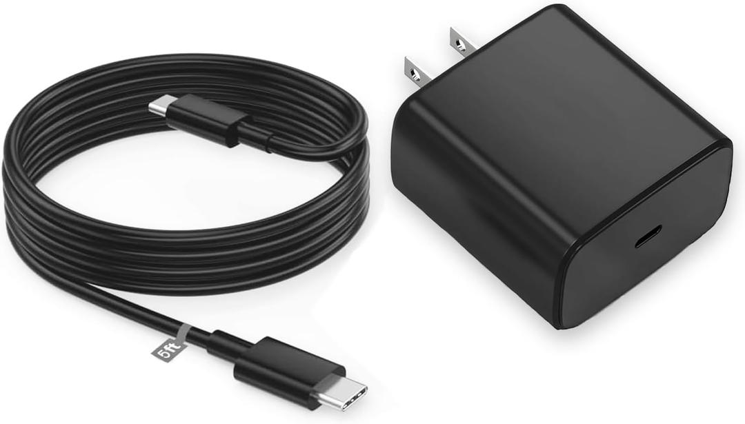 20W Type C Fast Charger for Motorola G Power 2025/2024/2023, G Stylus 5G 2024/2023, G Play 2023/2021, Moto Turbo One 5G UW Ace, Edge/Razr, G200 G100 G41 G71 G30 G10 G51 5FT USB C to USB C Wall Charger