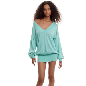 NIIHAI DEEP JUMPER IN AQUA MARINES, Size S