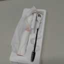Heated Eyelash Curler - 2 in 1 Clip-Type Eyelash Curlers - Electric Eyelash Curler Rechargeable for 24H Long Lasting, 3 Heating Modes, 8S Fast Heating, White-DB