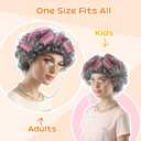 Old Lady Costume for Women, 5 PCS Kids 100 Days of School Grandma Wig Costume Halloween Girls Adults Cosplay Accessories Set (Light Gray Curly)