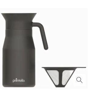 Primula Double Wall Insulated Stainless Steel Pour Over Coffee Maker