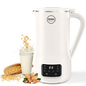 BUAIAHUG Nut Milk Maker Machine 20oz – Upgraded 10-Blade Almond, Soy & Oat Milk Maker, Plant-Based Dairy-Free Beverage Maker with Auto-Clean, Timer, Keep Warm, Boil & Cold Drink Functions