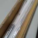 1" Cordless Mini Blinds 36" W x 48" H, White Vinyl Blinds, Horizontal Light Filtering, Window Blinds for Indoor Windows, Office, Kitchen, Bathroom and Living Room.