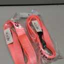 Strong Double Stitched Colorful Nylon Dog Leash, 4 feet (Pink), Set of 2