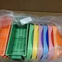 18 Pieces Non-Slip Balance Beam Stepping Stones for Kids 3 Years + Stackable Obstacle Course Balance Board for Toddlers Thicken Plastic Hold up 220LBS Indoor Outdoor Sensory Toy