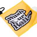 5 x Funny Gifts for Men, Gag Golf Towel- Funny Golf Towel with 4 Unique Golfing Stickers - Unique Golf Gifts for Men for Cool Golf Stocking Stuffer for Christmas, Birthday