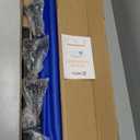 Veehoo Chew Proof Elevated Dog Bed, Indestructible Raised Dog Bed for Aggressive Chewers, Waterproof Dogs Training Platform for Indoor or Outdoor Use, 41 x27 inches, Blue (PVC Fabric))