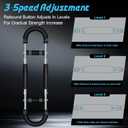 Adjustable Twister Arm Trainer, Chest Workout Equipment with Anti-Slip Grips, Portable Chest Trainer Equipment for Men Women, Detachable U-Shaped Fitness Equipment for Chest Shoulder Forearm