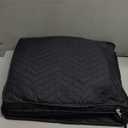 China Storage Containers 5-Piece Set Moving Boxes for Dinnerware, Glasses, Plates, Mugs and Saucers Sturdy Quilted Microfiber Dish Organizer with Dividers for Seasonal Storage - Holds Set of 12, Black