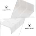 SUPVOX 52Pcs piano white piano key caps key veneers board new s board board accessories tops matte Instrument supplies Acrylic