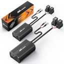 Nilight H1/H3 LED CANbus Decoder - Anti-Flickering Harness Error Free Resistor Capacitor for LED Bulb, Pack of 2