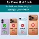 Compatible with iPhone 17 6.3" Wallet Case with RFID Blocking Card Holder for Women, PU Leather Flip Zipper Wallet Detachable Magnetic Phone Case Crossbody Strap, Pink