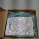 Geiserailie 2PCS L Oxygen Mask with 6.6 Ft Tubing and Adjustable Elastic Strap, Adult Oxygen Mask with Tubing, Breathing Masks for Face Adult, L