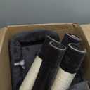 Floor to Ceiling Cat Tree, Cat Tower with Adjustable Height 98-110 Inches, 5 Tiers Tall Cat Tree Floor to Ceiling with Cozy Bed,Platforms, Sisal Scratching Posts for Cats Gray