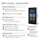 LANBON L10 Large LCD Smart Light Switch, Custom Display & Icons, 6-in-1 1/2/3/4 Gang & Curtain, 2.4GHz WiFi, Compatible with Alexa & Google Home, Motion Wake Screen, No Dimmer, Neutral Wire Required