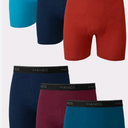 Hanes Mens Underwear Briefs, Cool Dri Moisturewicking Cotton Norideup For Men, Boxer, 6 Pack Assorted, XLarge US