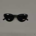 oriopxic Cat Eye Distance Glasses Womens Retro Nearsighted Myopia Glasses (Black/Polarized)