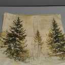 Lanpn 14x14 Christmas Throw Pillow Covers Set of 4, Snowman Santa Reindeer Vintage Christmas Pillow Cover Pillowcase Xmas Holiday Decorative Pillow case for Indoor Home Sofa Couch Room Decor