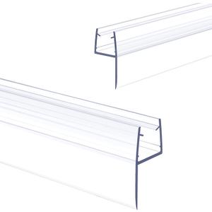 5/16" Glass Shower Door Side Bottom Seal Strip 2 Pack 39 Inch H Type