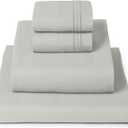 Mellanni King Sheets Set - 4 PC Iconic Collection Bedding - Hotel Luxury, Extra Soft, Cooling Bed Sheets - Wrinkle, Fade, Stain Resistant (King, Spa Mint)