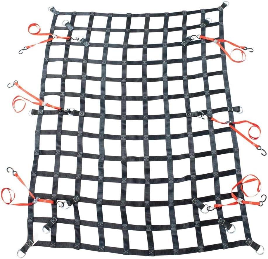 Mytee Products 4.75' x 6' Heavy Duty Cargo Net for Pickup Truck Bed with D Rings Tie Down Fittings - Durable Truck Bed Cargo Net with 6 Cam Buckle Tie Down Straps for Adjusment Mytee Products 4.75' x 6' Heavy Duty Cargo Net for Pickup Truck Bed with D Rings Tie Down Fittings - Durable Truck Bed Cargo Net with 6 Cam Buckle Tie Down Straps for Adjusment