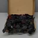 Ling's Moment 5FT Black Burgundy Artificial Flower Garland Fake Rose Leaves Floral Garland Arch Flowers Vine for Wedding Party Backdrop Decor Mantel Home Table Centerpieces Wall Decorations