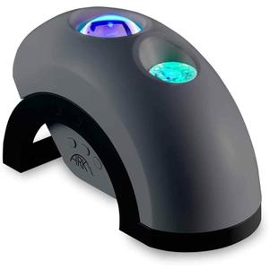 BlissLights Ark Lite - LED Aurora Projector, Laser Nebula, Galaxy Lighting, Game Room Night Light, and Mood Lamp (Green/Blue/Grey)