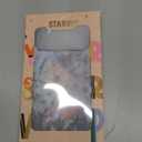 for iPhone 17 Pro Max Case Cute - Wireless Charging Compatible - Dual-Layer Hard Shell + Silicone Cover - Aesthetic Protective Phone Case for Women - Marble Pressed Flowers