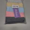 Molasus Women's Cotton Underwear High Waisted Full Coverage Ladies Panties (Regular & Plus Size) (Large, Multicolor-5pack-a2)