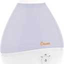 Crane Droplet Ultrasonic Small Air Humidifiers for Bedroom and Office, 0.5 Gallon Cool Mist Humidifier for Plants and Home, Humidifier Filters Optional, White