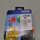 Brother Genuine High Yield Black Ink Cartridges, LC2032PKS, Replacement Black Ink Two Pack, Includes 2 Cartridges of Black Ink, Page Yield Up To 550 Pages/Cartridge, LC203