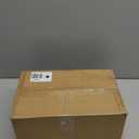 6 Pack Gold Interior Door Knobs for Bath & Bed, Pismo Doorknob Turn Lock with Square Rosette, Satin Brass Heavy Duty Door Knob with Lock