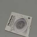 TRAPMATE Shower Drain Hair Catcher, 4.4" Easy Clean Bathtub Drain Hair Catcher, Anti-Slip Bath Tub Drain Protector, Upgraded 304 Stainless Steel Shower Sink Drain Cover for Bathroom (Patented Product) (Silver)