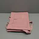 Canvas Tote Bag for Women,Women's Bags Crossbody Bags Work Laptop Tote Bag Large Handbags Purse for Travel Nurse Teacher (Pink With Compartments)