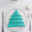 Bailarina Cloth Napkins Set of 40,17x17 inches Dinner Napkins Cloth Washable,Polyester Square Table Cloth Napkin Bulk with Hemmed Edges Ideal for Banquets, Parties and Weddings-Turquoise