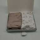 Yoofoss Pack and Play Sheets Fitted, Mini Crib Sheets 2-Pack for Pack N Play Mattress, Stretchy Playard Sheet, Soft and Breathable Brown+Leaf