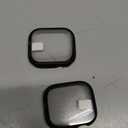 Misxi 2 Pack Hard PC Case with Tempered Glass Screen Protector Compatible with Apple Watch Series 9 (2023) Series 8 Series 7 45mm, Ultra-Thin Scratch Resistant Cover for iWatch S9/S8/S7, Black