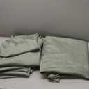 Fitable 6 Pack Sage Green Round Tablecloths - 90 Inches Round - Wrinkle and Stain Resistant Fabric Table Clothes, Washable Polyester Table Covers for Wedding, Party, Banquet, Formal Events