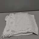 Muslin Baby Washcloths 10 Pack - Soft 6-Layer Cotton Wash Cloths for Sensitive Skin - 10"x10", Gentle, Absorbent Infant Essentials for Newborn and Toddlers - White