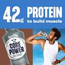 Core Power Elite High Protein Shake, Chocolate, 42g Bottle, 14oz, 12 Pack (EXP 11/16/26)