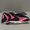 Castle Fairy Abstract Art Sheet Set Kids Boys Girls Pink Black Stripes Fitted Sheets Set Full Size Modern Creativity Bedding Sheet Sets Includes 1 Flat Sheet,1 Fitted Sheet,2 Pillowcases