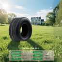 MAXROLLORS (2 Pack) 11x4.00-5 Lawn Mower Tires Tubeless, Zero Turn Mower Tires, Riding Lawnmower Smooth Tread, 4 Ply, 325 LBS