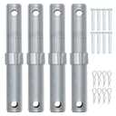 Scaffolding Coupling Pin, 1.2" OD x 8.6" L Heavy Duty Scaffolding Coupling Pin - 4 Pack