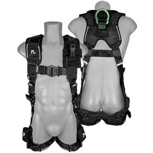 Frontline 250VTB Elite Vest Style Harness with Aluminum Hardware and Suspension Trauma Straps+ OSHA&ANSI