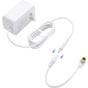 for Snoo Replacement Cord, 12V 4A Charger Adapter, Replacement Happiest Baby Bassinets Power Cord,Snoo Power Cable,White Plug (12V 4A)