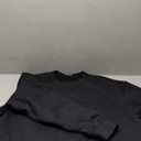 THE GYM PEOPLE Men's Fleece Crewneck Sweatshirt Thick Loose fit Soft Basic Pullover Sweatshirt (Large, Black)